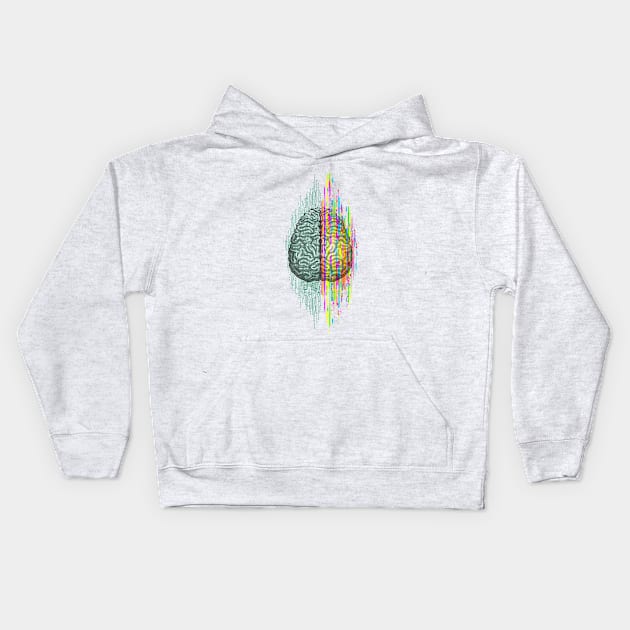 The Mind - Brain Dichotomy Kids Hoodie by Tobe_Fonseca